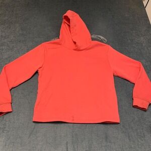 Mondetta Hoodie Boys Large 14/15 Coral Pink Fleece Lined Long Sleeve Pullover